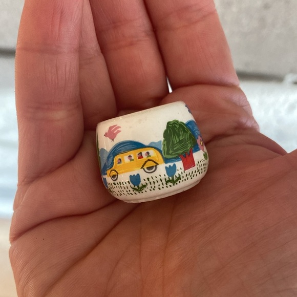 Vtg Nalco Ceramic Mini Candle Trío - Picture 7 of 7